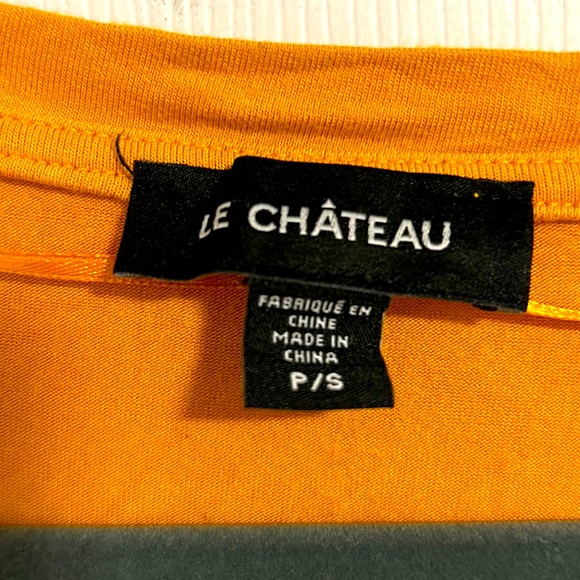 LE CHATEAU | Mustard Yellow T-Shirt - Picture 2 of 4